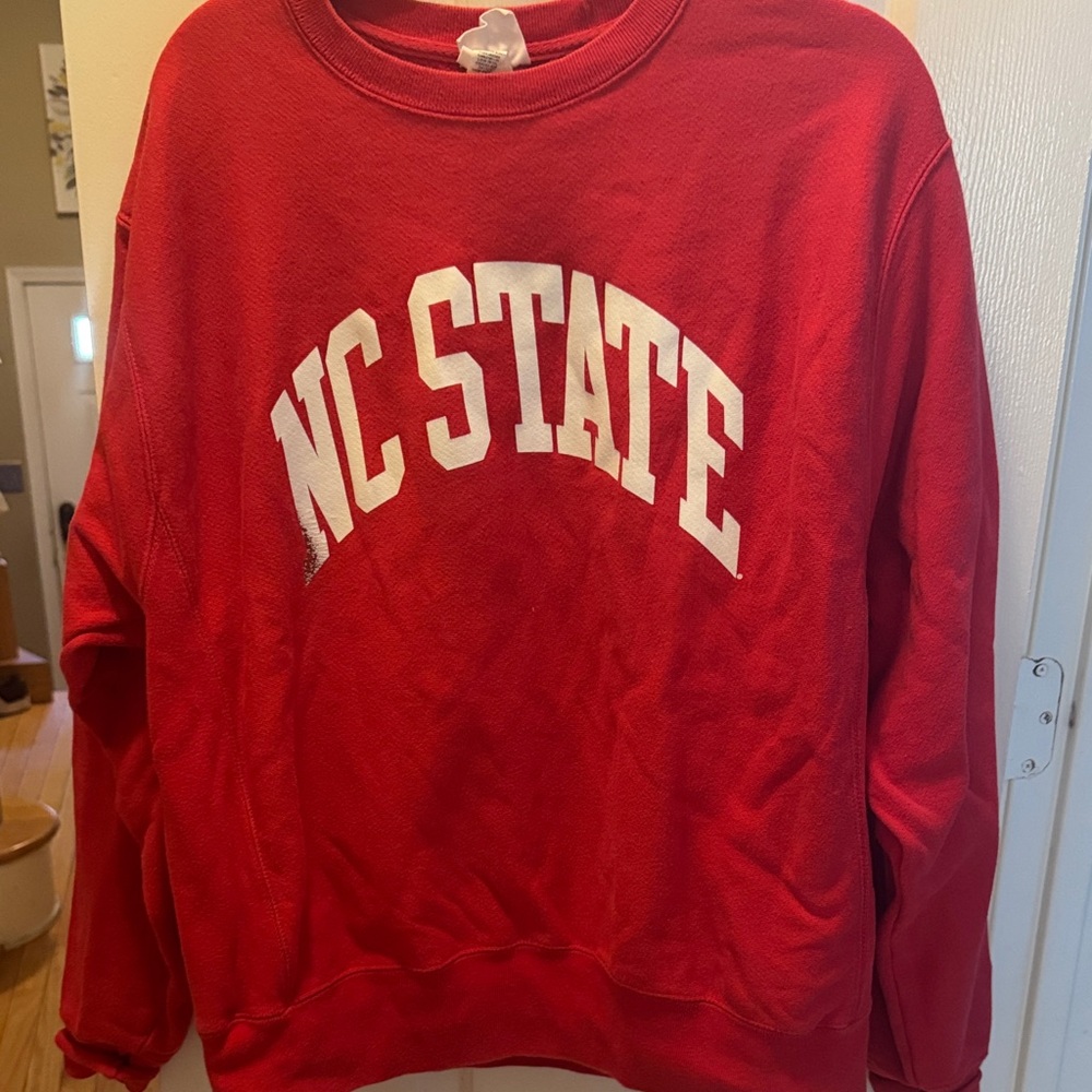 NC State Red Sweatshirt- warm and cozy!